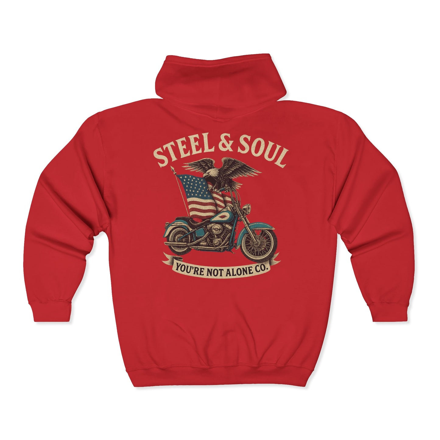 Steel & Soul Full Zip Up Hoodie