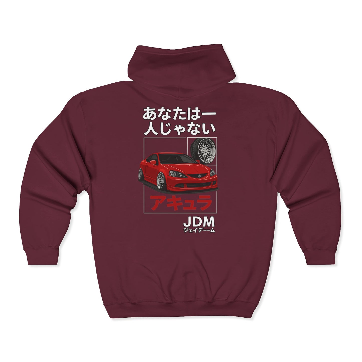 JDM Full Zip Up Hoodie