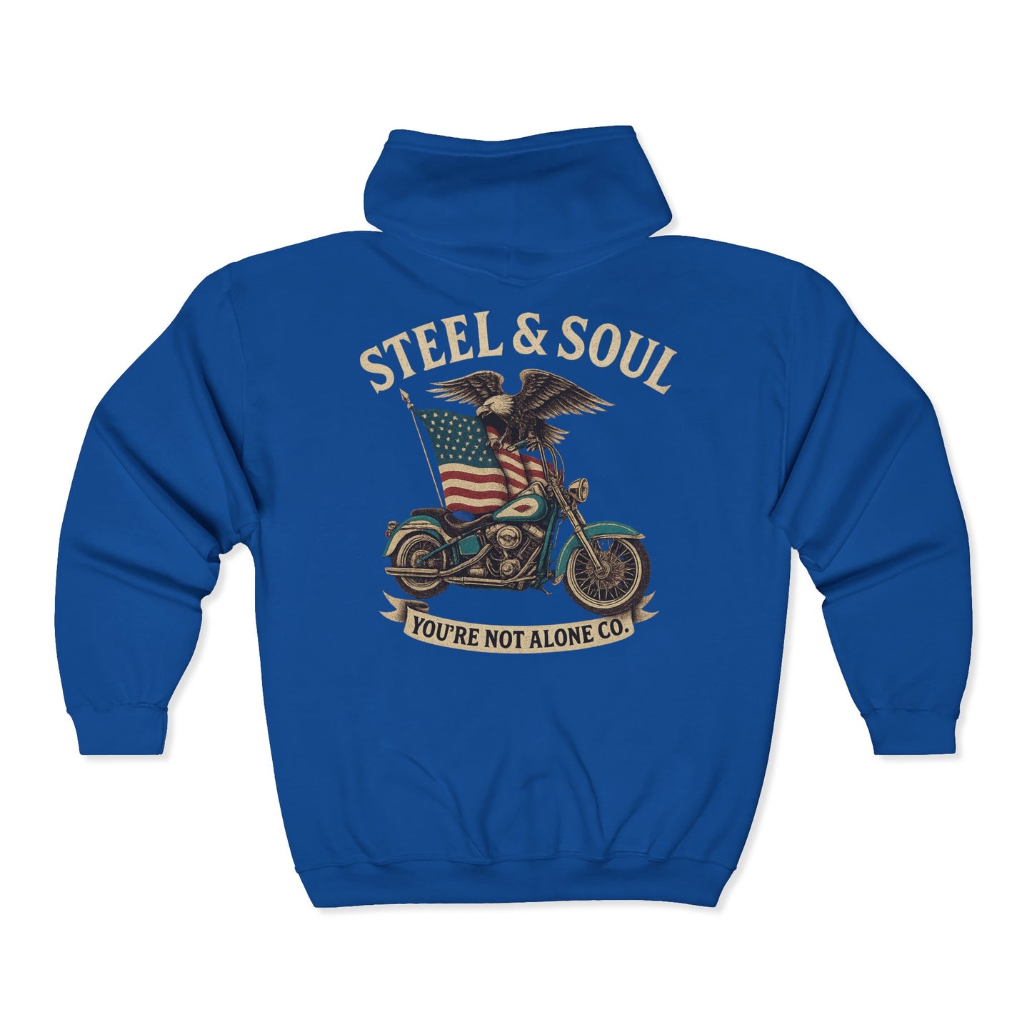 Steel & Soul Full Zip Up Hoodie