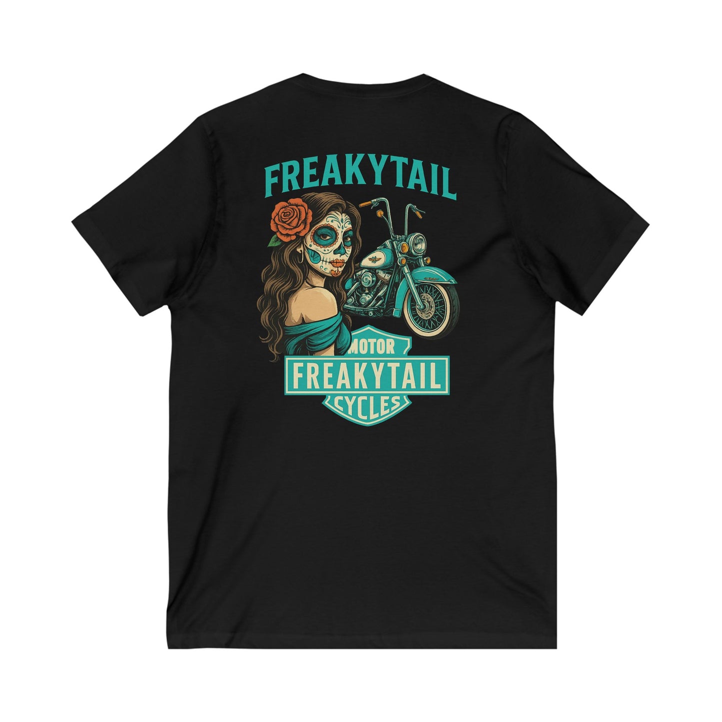 YNA x FREAKYTAIL Dias De Los Muertos Women's V-Neck Tee