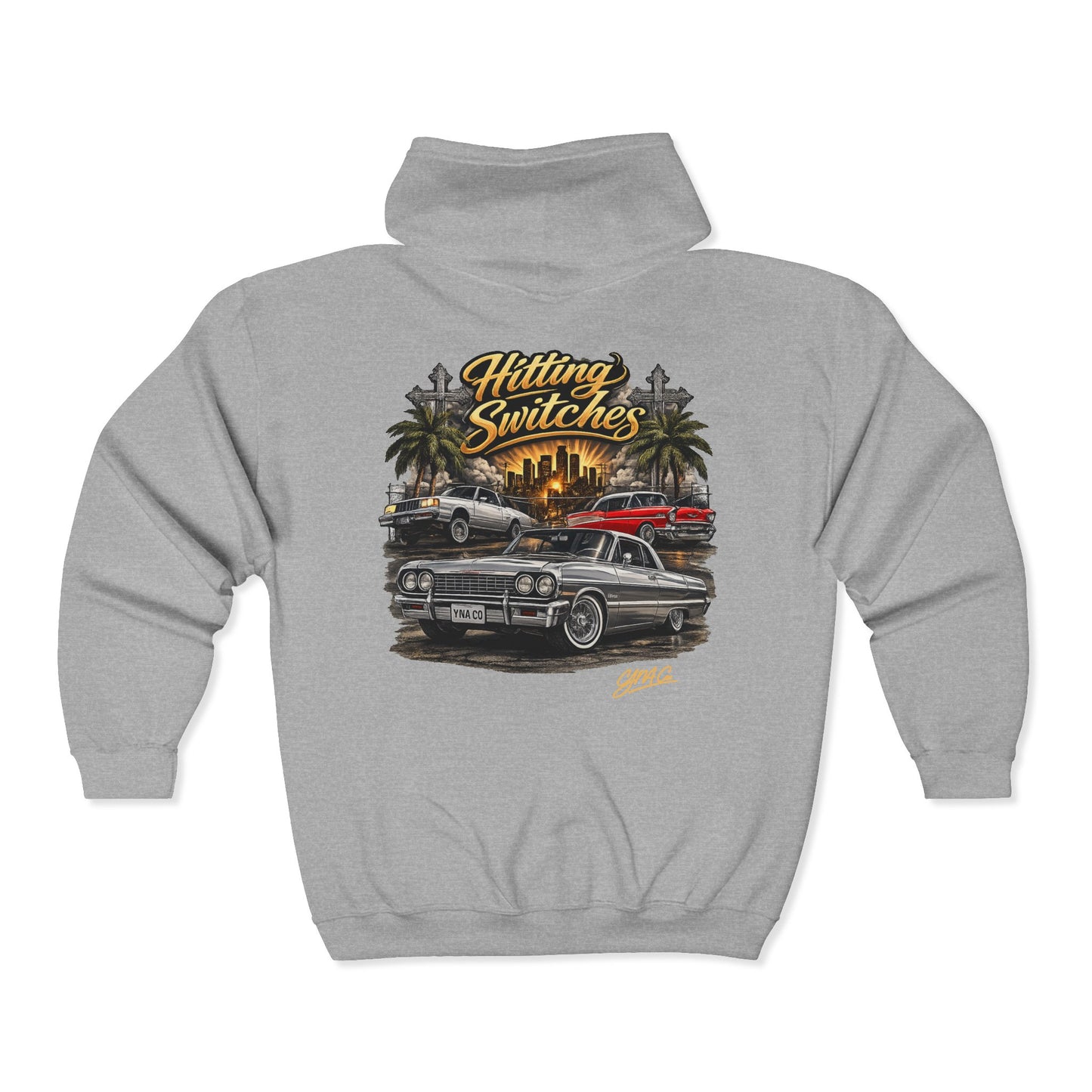 Hitting Switches Full Zip Up Hoodie