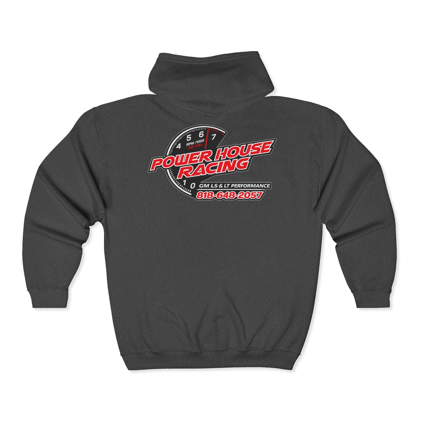 Power House Racing Full Zip Up Hoodie