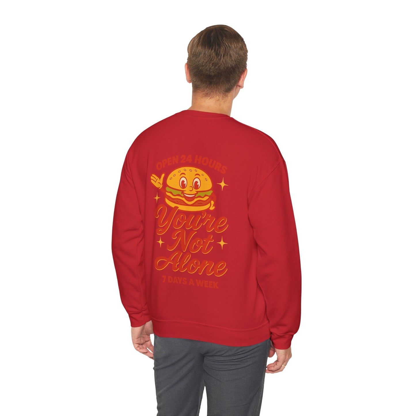 Open 24 Hours Crewneck Sweatshirt (Variant 2)