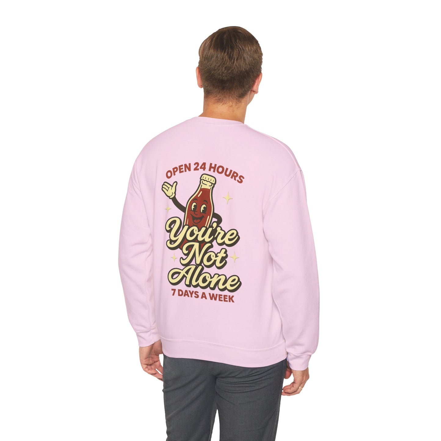 Open 24 Hours Crewneck Sweatshirt - Soda Pop Edition