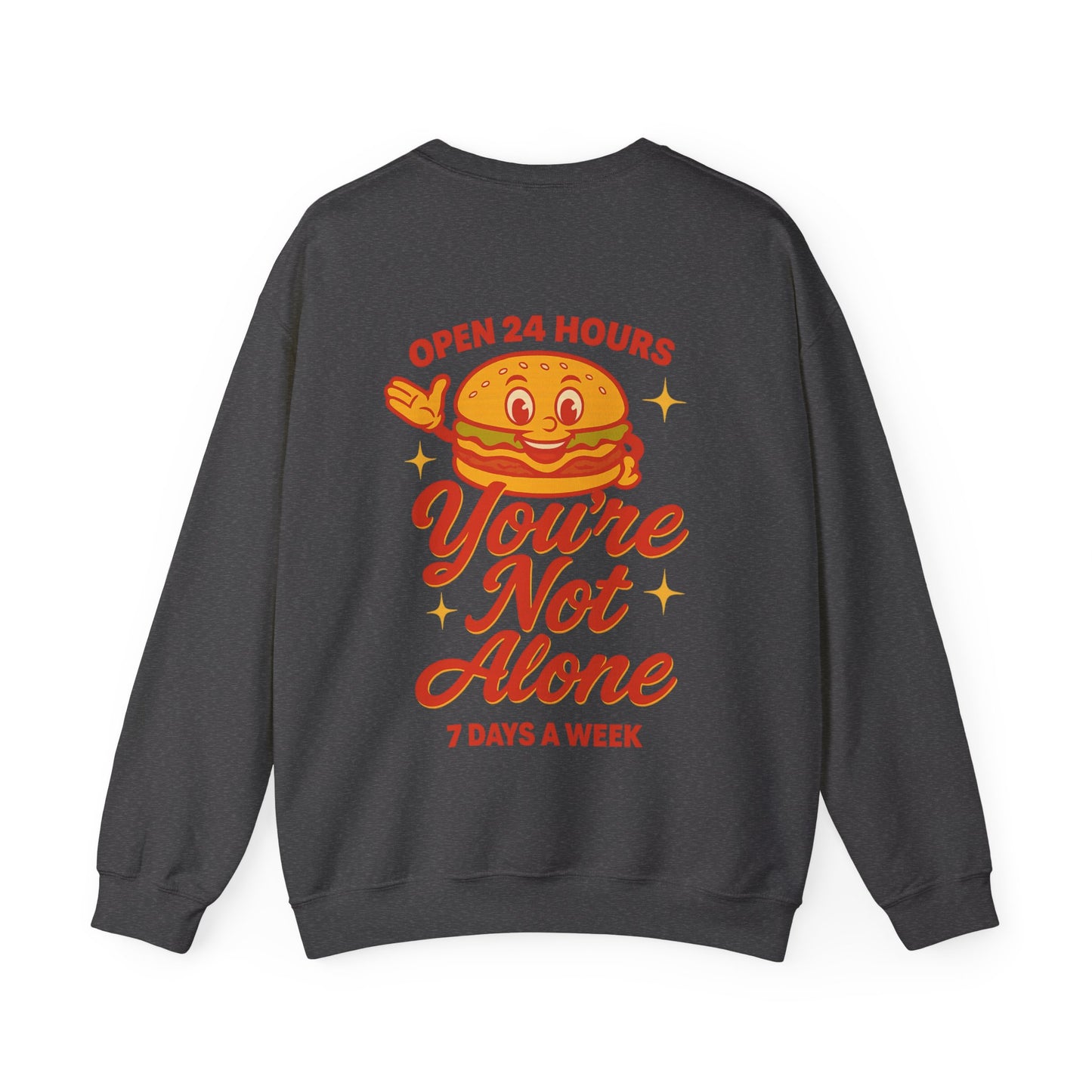 Open 24 Hours Crewneck Sweatshirt (Variant 2)