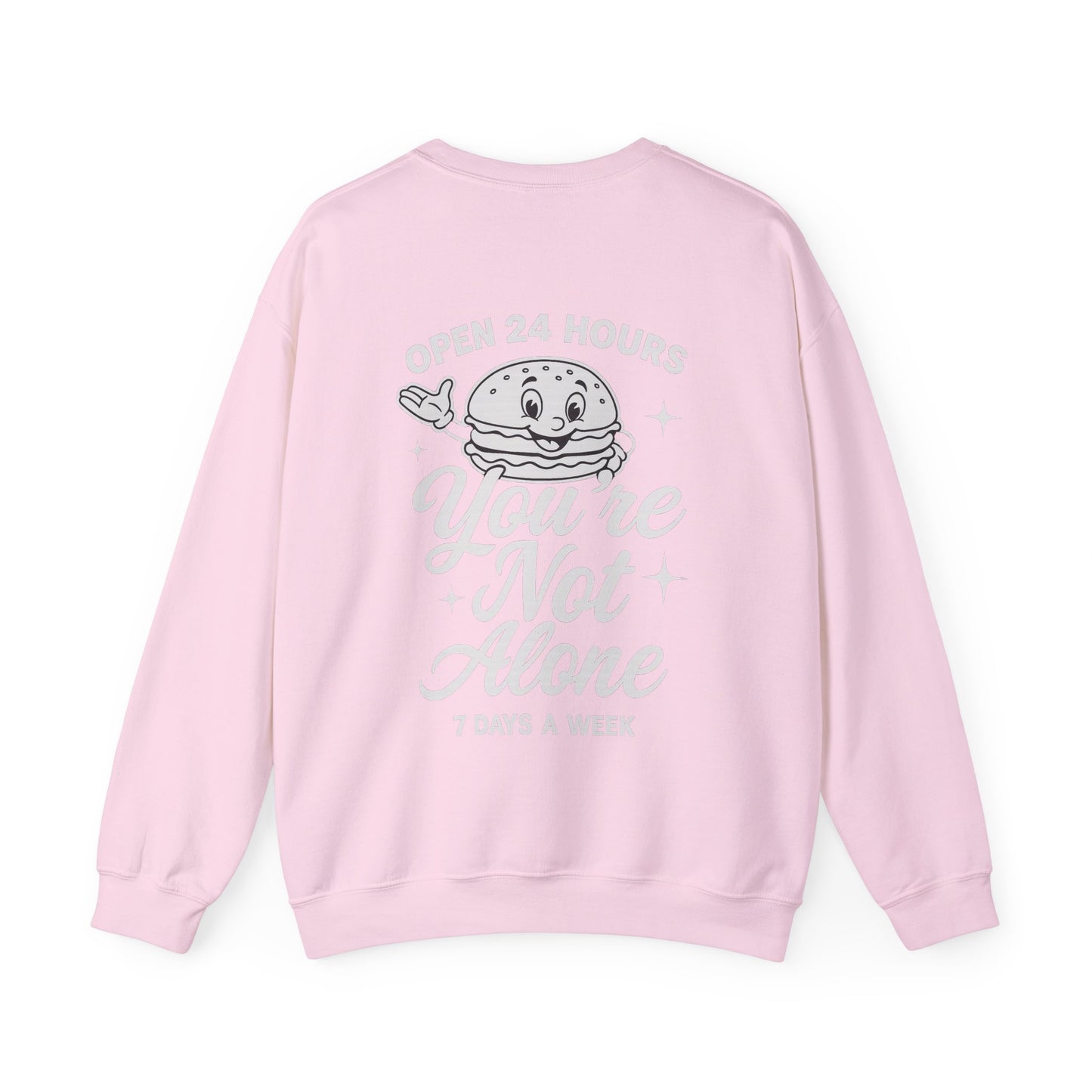 Open 24 Hours Crewneck Sweatshirt
