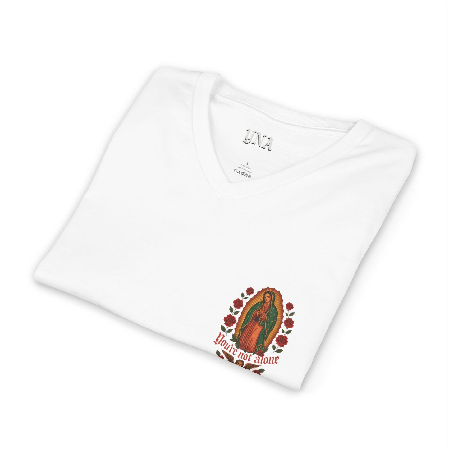 Lady of Guadalupe Women's V-Neck Tee
