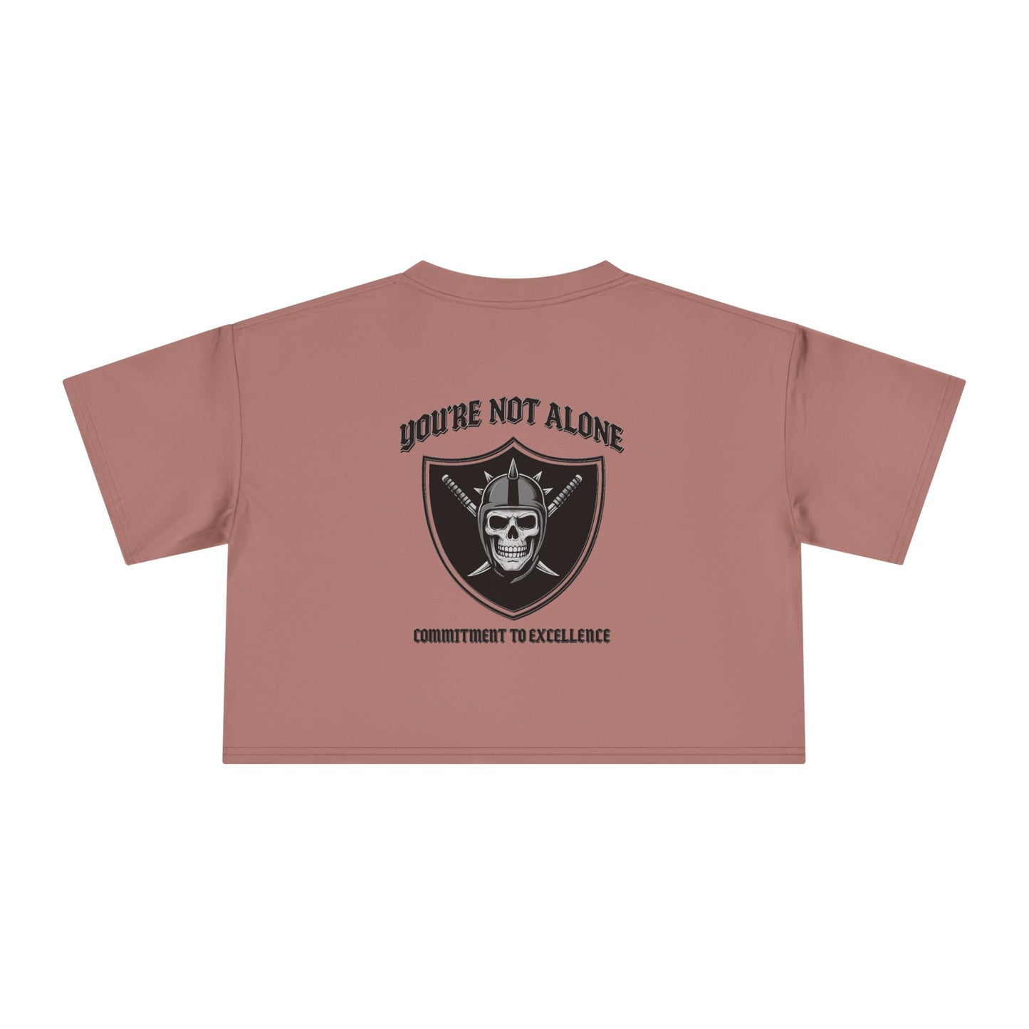 Commitment To Excellence Women's Crop Tee