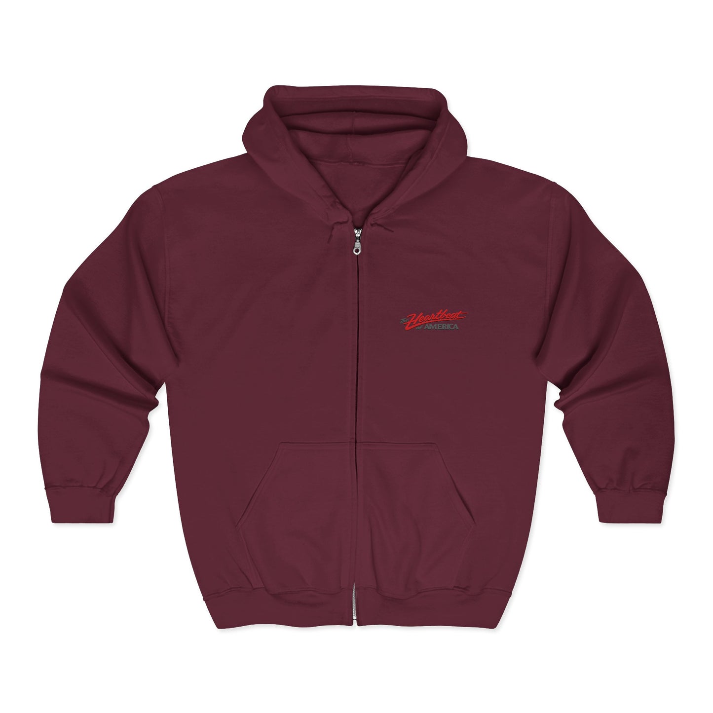 The Heartbeat of America IV Full Zip Up Hoodie