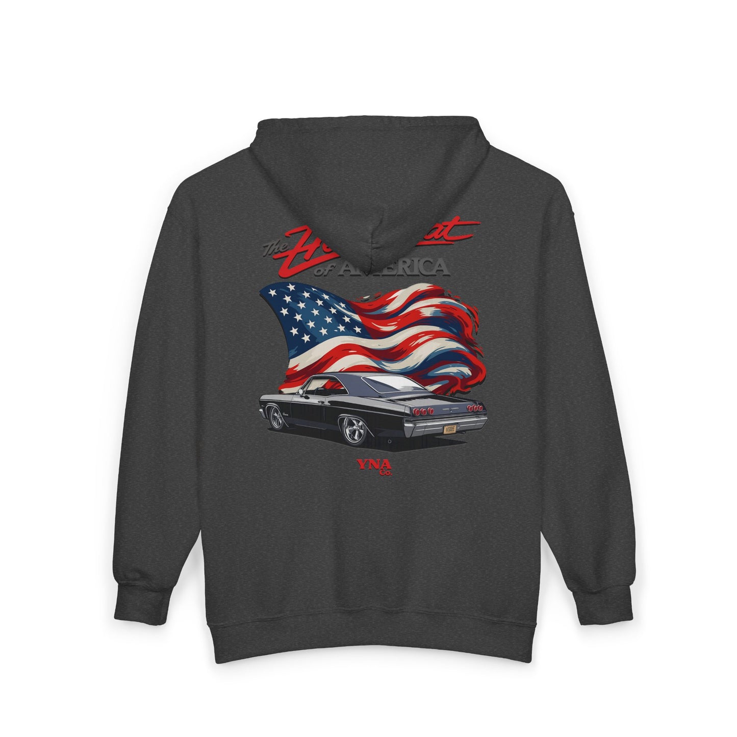 The Heartbeat of America Full Zip Up Hoodie