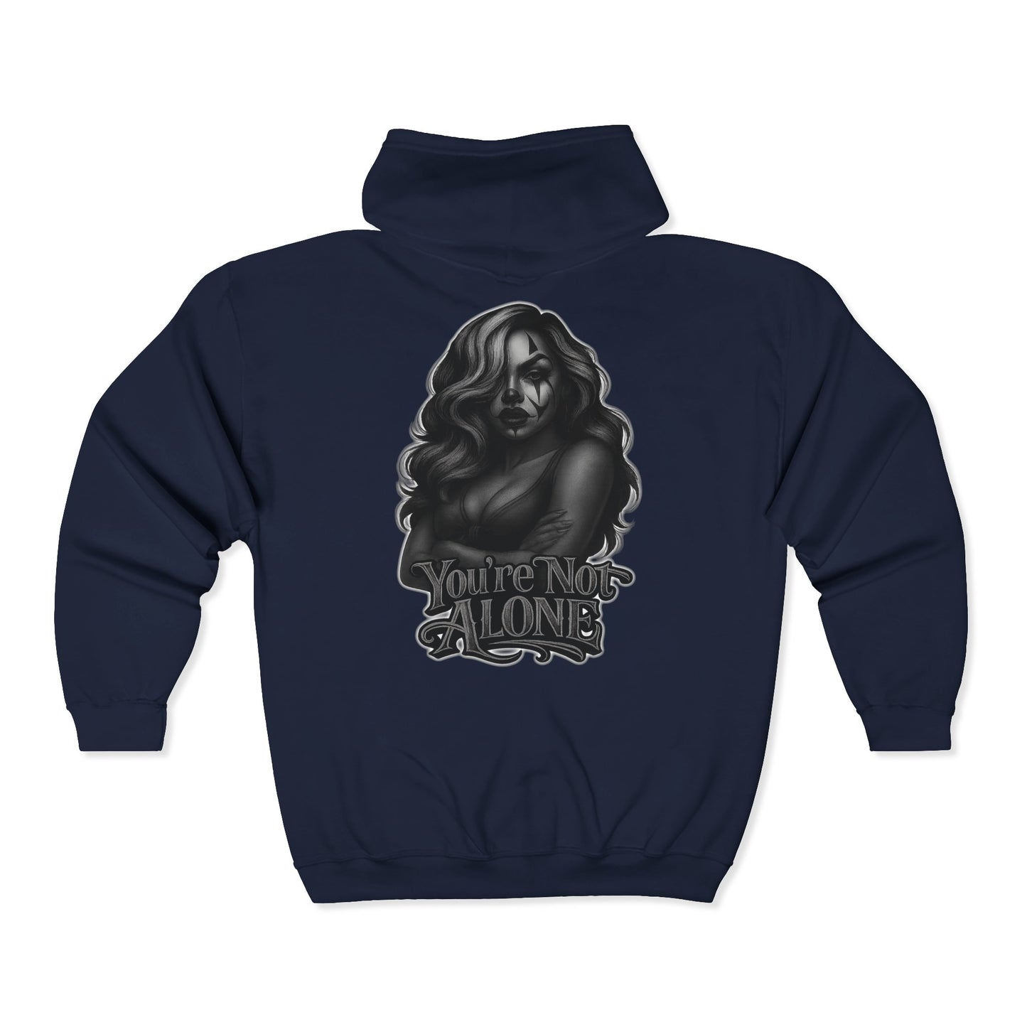 Loca Full Zip Up Hooded Sweatshirt