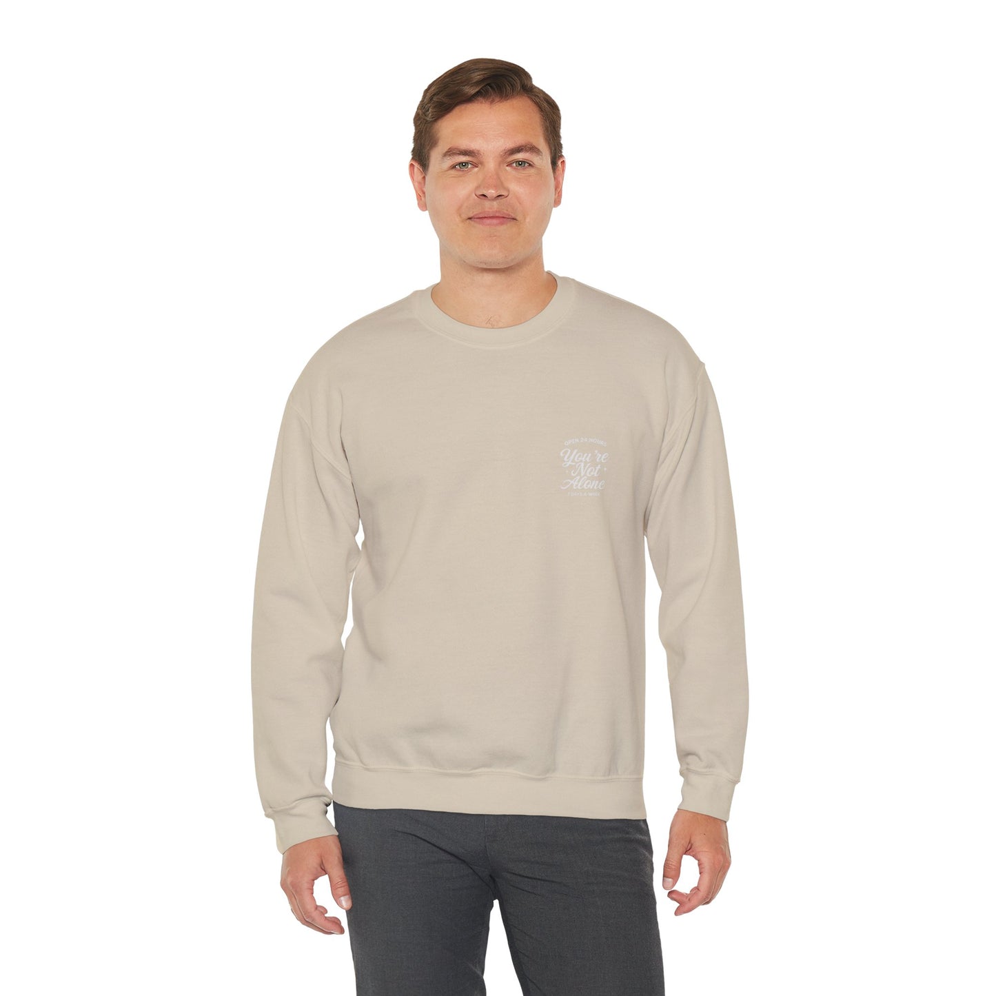 Open 24 Hours Crewneck Sweatshirt