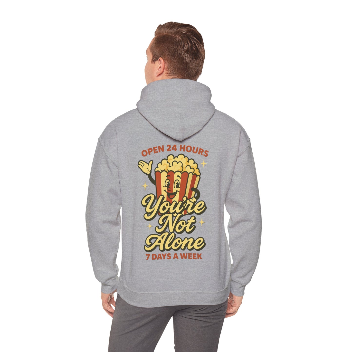 Open 24 Hours Hoodie Popcorn Edition