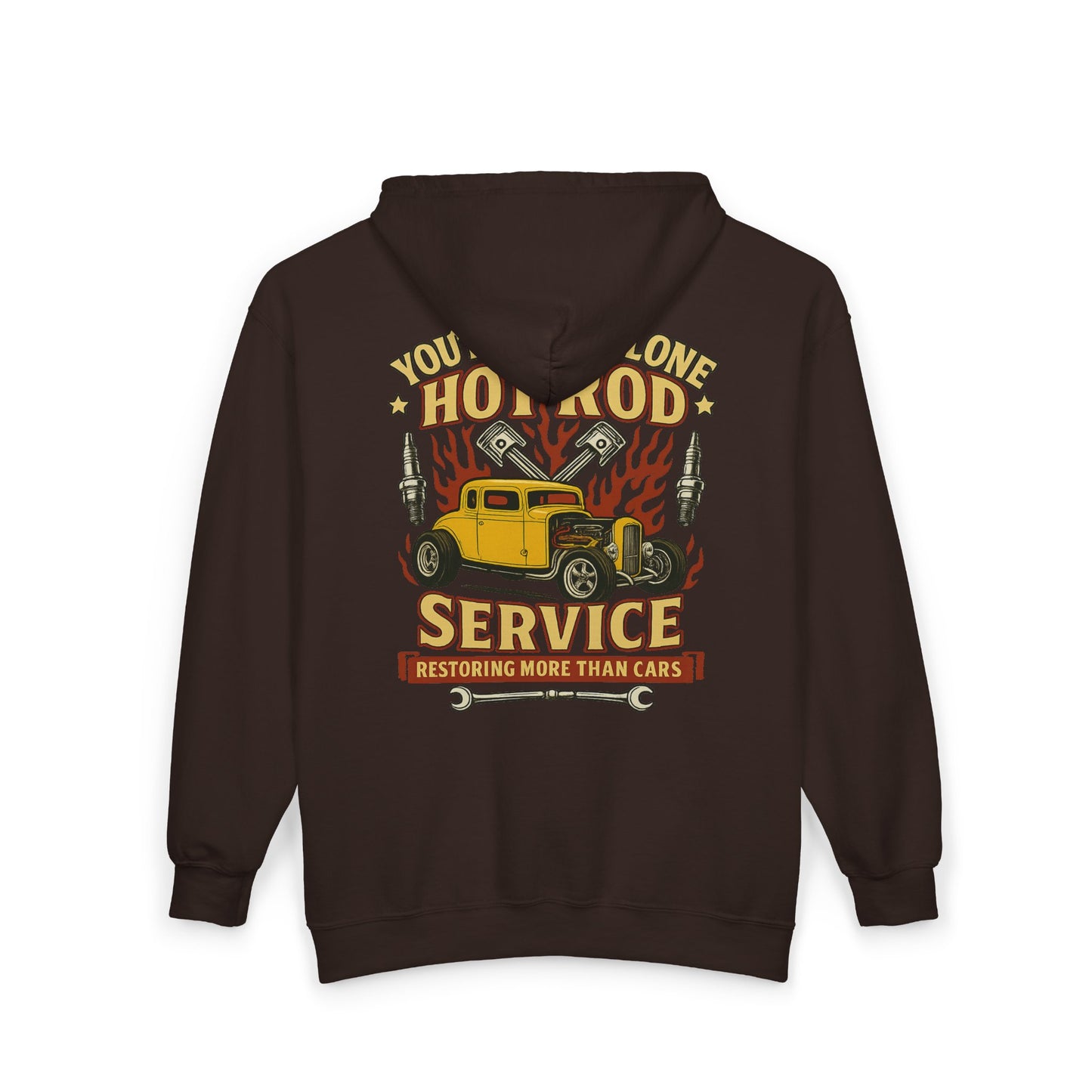 Hot Rod Full Zip Up Hoodie