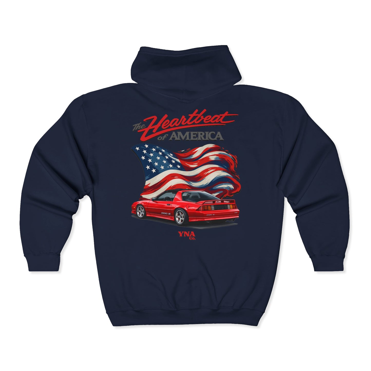 The Heartbeat of America IV Full Zip Up Hoodie