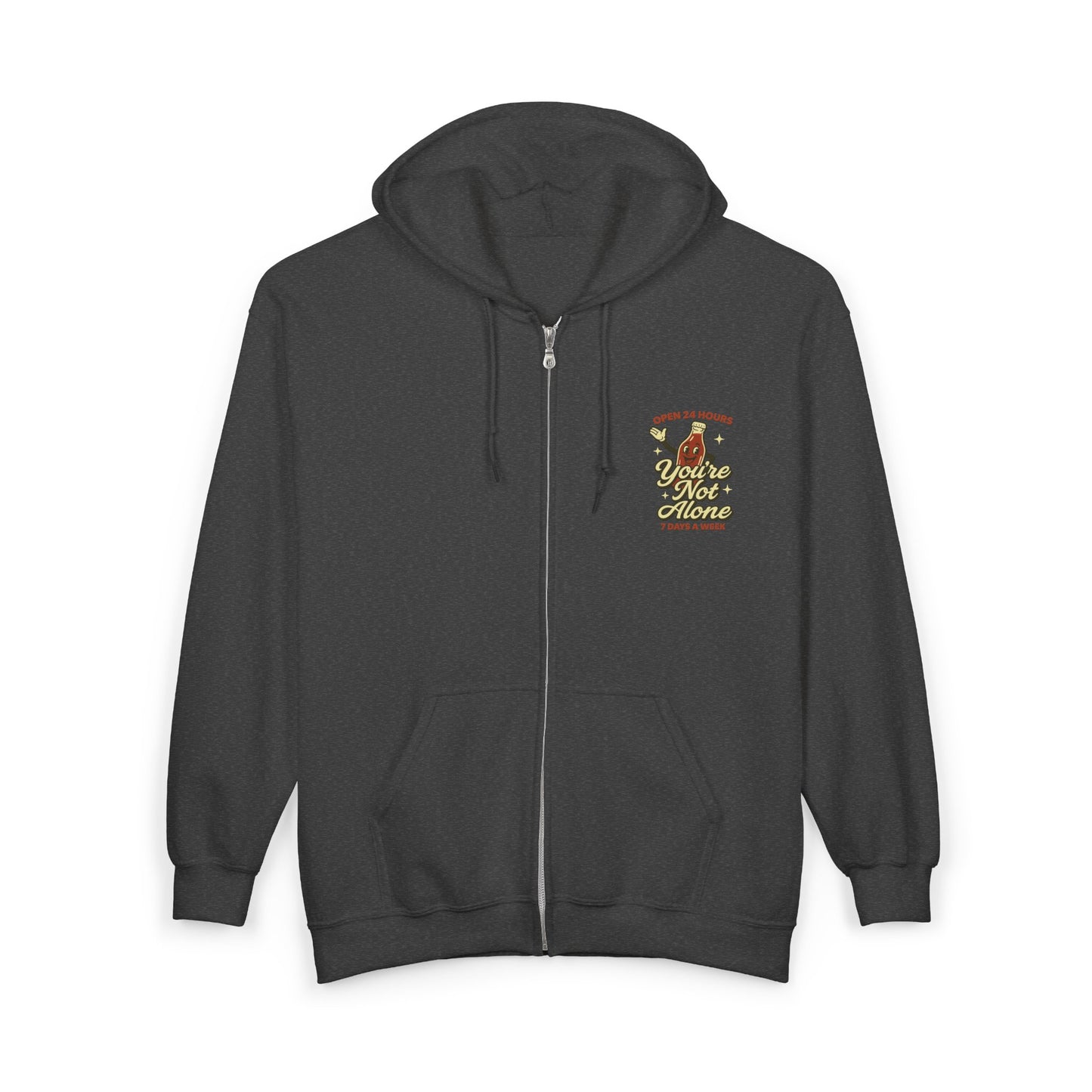 Open 24 Hours Full Zip Up Hoodie Soda Pop Edition