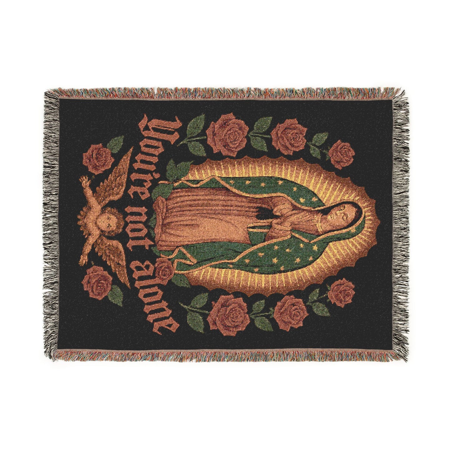 Woven Blanket — Our Lady of Guadalupe Tapestry Throw