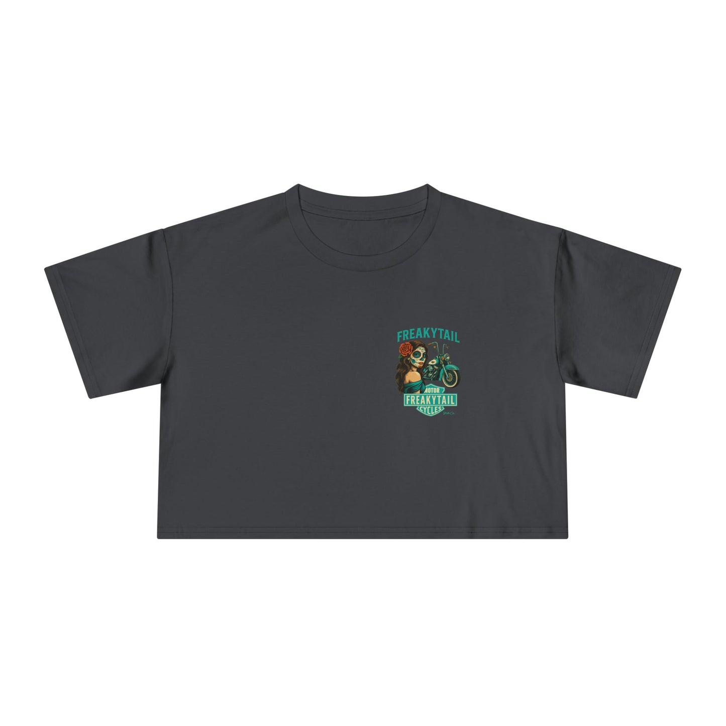 FREAKYTAIL Dias De Los Muertos Women's Crop Tee