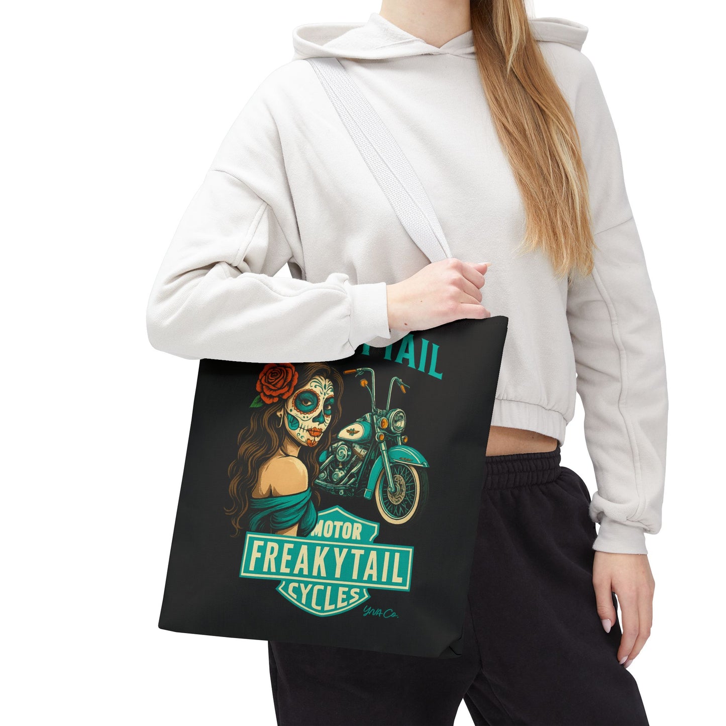 You're Not Alone Tote Bag – YNA x FREAKYTAIL Dias De Los Muertos Edition