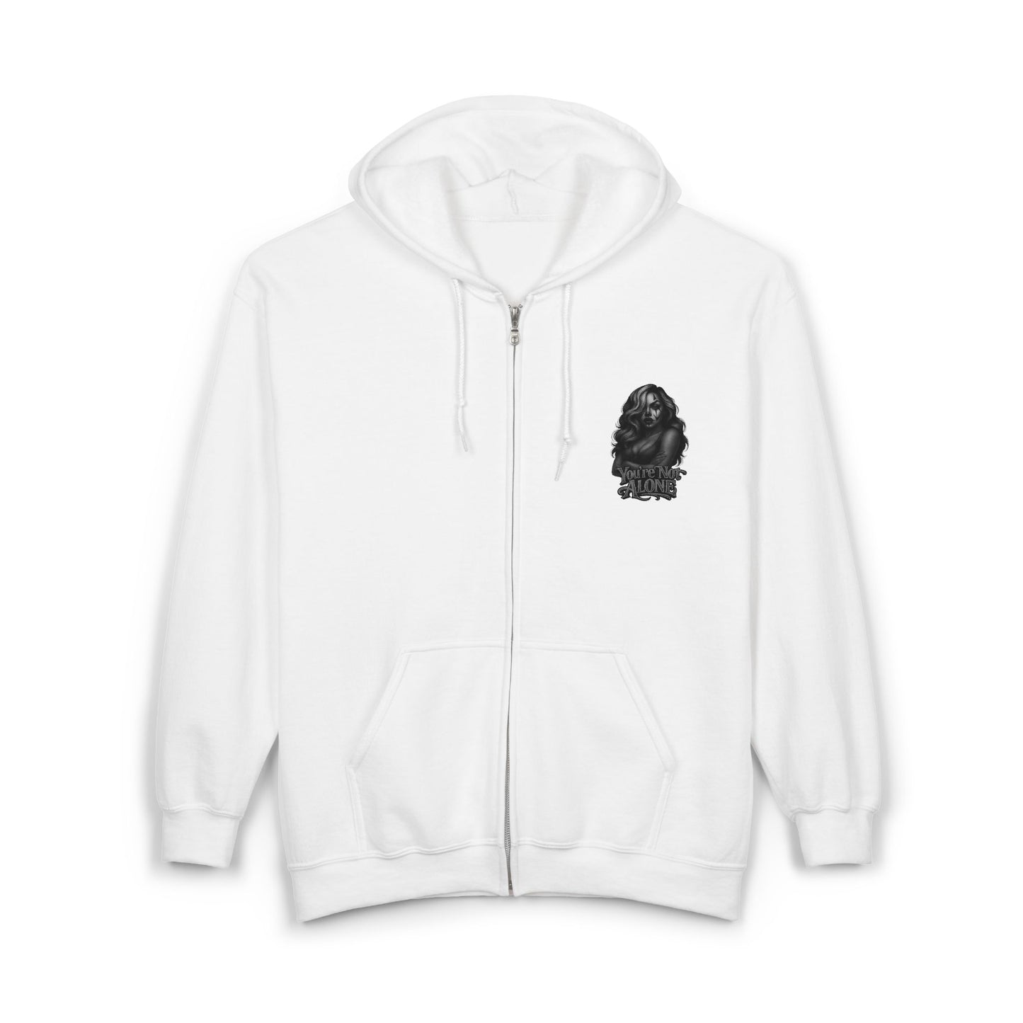 Loca Full Zip Up Hooded Sweatshirt