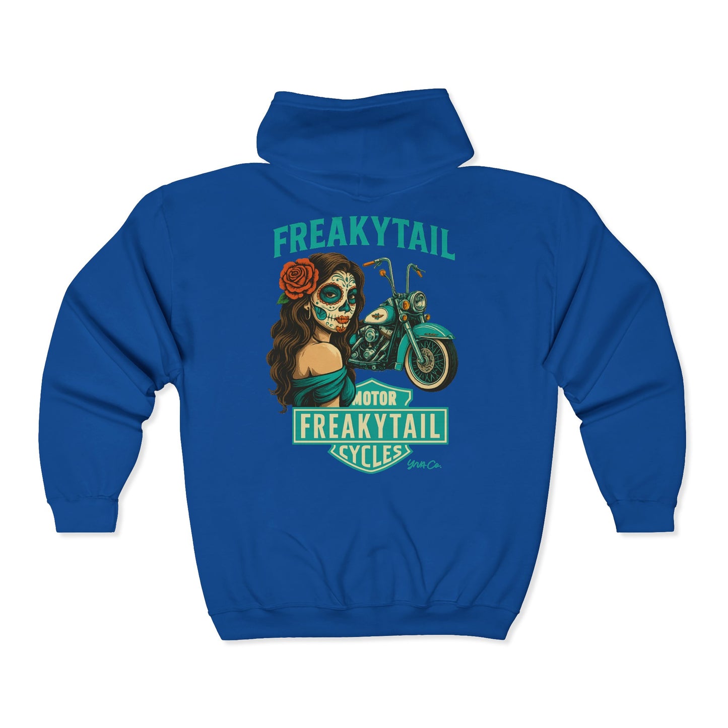 YNA x FREAKYTAIL Dias De Los Muertos  Full Zip Up Hoodie