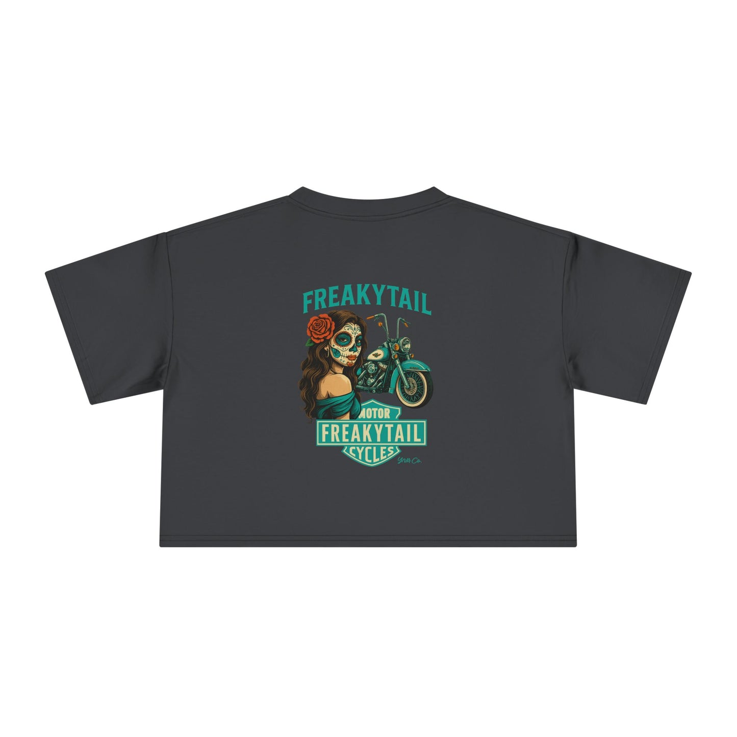 FREAKYTAIL Dias De Los Muertos Women's Crop Tee