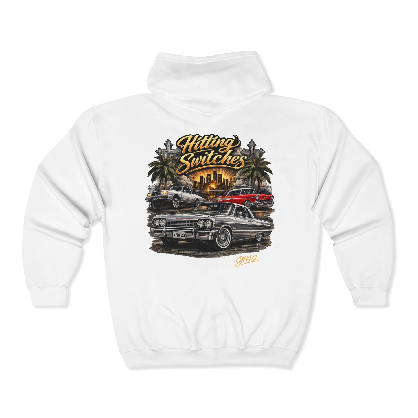 Hitting Switches Full Zip Up Hoodie