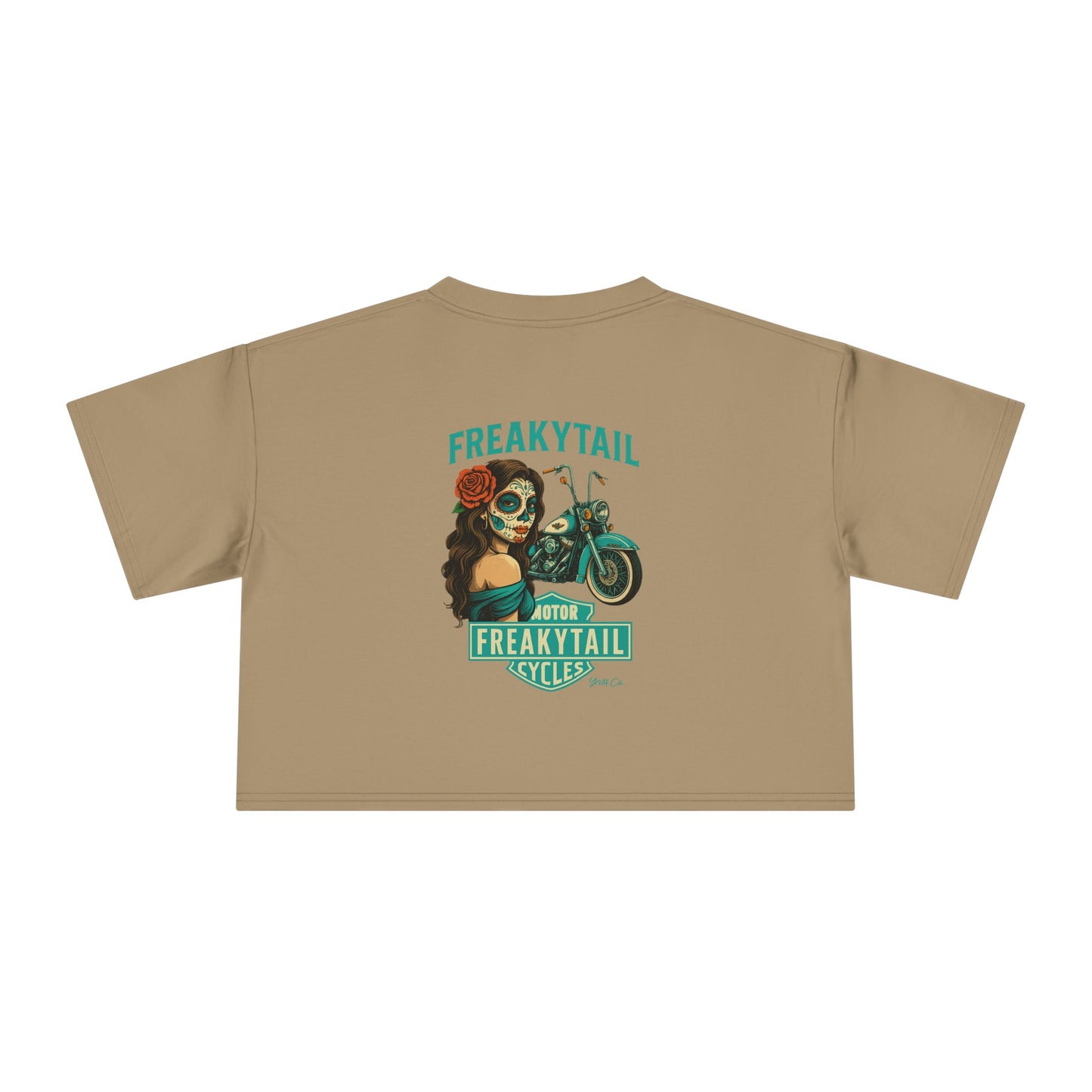 FREAKYTAIL Dias De Los Muertos Women's Crop Tee